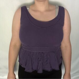 GAP Purple Sleeveless Blouse